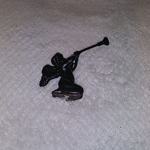 Brass cherub figurine